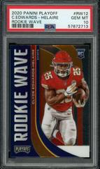 Clyde Edwards Helaire #RW12 Football Cards 2020 Panini Playoff Rookie Wave Prices