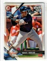 Miguel Andujar Baseball Cards 2018 Topps Holiday Bowman Prices