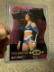 Skye Blue [Pink] #TA-9 Wrestling Cards 2022 Upper Deck Allure AEW Title Ambitions Prices