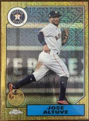 Jose Altuve #T87C2-12 Baseball Cards 2022 Topps Silver Pack 1987 Chrome Series 2 Prices