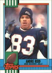 Andre Reed #204 Football Cards 1990 Topps Tiffany Prices