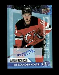 Alexander Holtz [Blue Autograph] #SZ-33 Hockey Cards 2021 Upper Deck Ice Sub Zero Prices