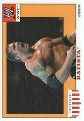 Batista Wrestling Cards 2008 Topps Heritage IV WWE Prices