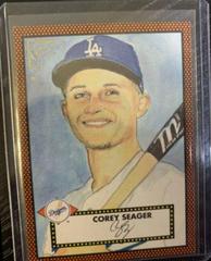 Corey Seager [Orange] #H-27 Baseball Cards 2018 Topps Gallery Heritage Prices