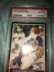 Alejandro Pena #337 Baseball Cards 1985 Donruss Prices