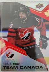 Shane Wright #CA-12 Hockey Cards 2022 Upper Deck Team Canada Juniors Acetates Prices