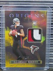 Desmond Ridder [Gold] Football Cards 2022 Panini Origins Rookie Patches Prices