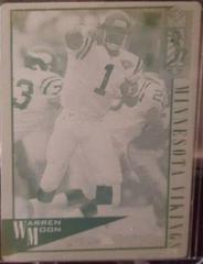 Warren Moon #59 Football Cards 1995 Classic NFL Experience Prices