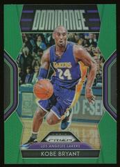 Kobe Bryant [Green Prizm] Basketball Cards 2018 Panini Prizm Dominance Prices