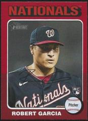 Robert Garcia [Red Border] #118 Baseball Cards 2024 Topps Heritage Prices