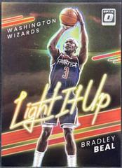 Bradley Beal [Red] #8 Basketball Cards 2021 Panini Donruss Optic Light It Up Prices