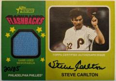 Steve Carlton #FAR-SC Baseball Cards 2024 Topps Heritage Flashback Autograph Relic Prices