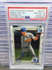 Bobby Witt Jr. [Autograph Mega Box Mojo] #BCP-25 Baseball Cards 2020 Bowman Chrome Prospects Prices
