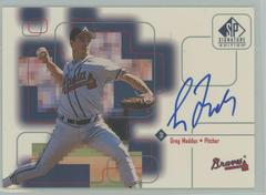 Greg Maddux Baseball Cards 1999 SP Signature Autographs Prices
