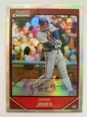Chipper Jones [Refractor] #142 Baseball Cards 2007 Bowman Chrome Prices