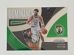 Jayson Tatum #5 Basketball Cards 2021 Panini Prizm Dominance Prices