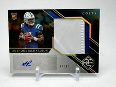 Anthony Richardson [Ruby Spotlight Rookie Patch Autograph] #102 Football Cards 2023 Panini Limited Prices