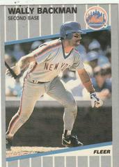 Wally Backman #28 Baseball Cards 1989 Fleer Prices