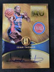 Isiah Thomas Basketball Cards 2016 Panini Gold Standard AU Autographs Prices