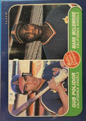 Major League Pros. [M. McLemore, G. Polidor] Baseball Cards 1986 Fleer Prices