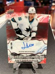 Jasper Weatherby [Autograph] #IPA-JW Hockey Cards 2021 Upper Deck Ice Premieres Prices