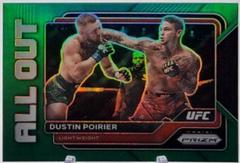 Dustin Poirier [Green] #4 Ufc Cards 2023 Panini Prizm UFC All Out Prices