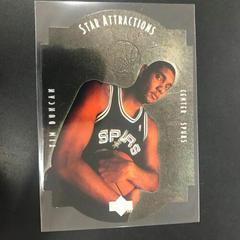 Tim Duncan #SA11 Basketball Cards 1997 Collector's Choice Star Attraction Prices
