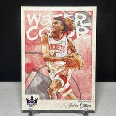 Jalen Green [Violet] #23 Basketball Cards 2022 Panini Court Kings Water Color Prices