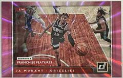 Ja Morant [Pink Laser] Basketball Cards 2021 Panini Donruss Franchise Features Prices