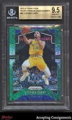 Stephen Curry [Green Shimmer] #98 Basketball Cards 2019 Panini Prizm Prices