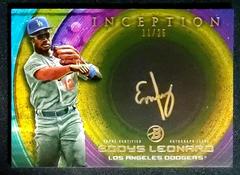 Eddys Leonard [Gold Rainbow] #ISS-EL Baseball Cards 2022 Bowman Inception Silver Signings Autographs Prices