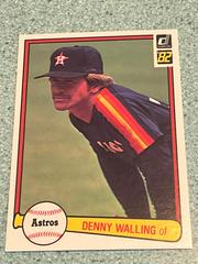 Denny Walling #496 Baseball Cards 1982 Donruss Prices