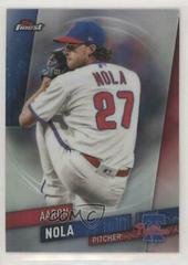 Aaron Nola [Refractor] #6 Baseball Cards 2019 Topps Finest Prices