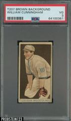 William Cunningham Baseball Cards 1912 T207 Brown Background Prices