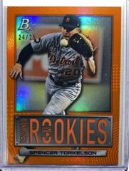 Spencer Torkelson [Orange] Baseball Cards 2022 Bowman Platinum Renowned Rookies Prices
