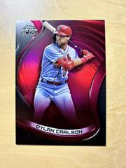 Dylan Carlson [Red] #37 Baseball Cards 2022 Topps Chrome Black Prices