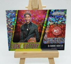 DE'Andre Hunter [Fast Break] #4 Basketball Cards 2019 Panini Prizm Luck of the Lottery Prices