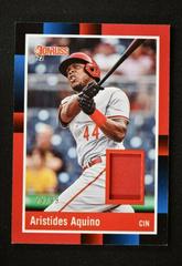 Aristides Aquino [Red] #R88M-AA Baseball Cards 2022 Panini Donruss Retro 1988 Materials Prices