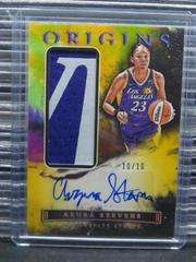 Azura Stevens [Gold] #OA-AZS Basketball Cards 2023 Panini Origins WNBA Autographs Prices