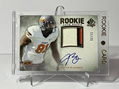 Justin Blackmon [Autograph Patch Gold] #277 Football Cards 2012 SP Authentic Prices