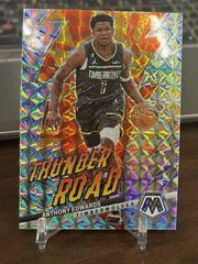 Anthony Edwards [Mosaic] #15 Basketball Cards 2022 Panini Mosaic Thunder Road Prices