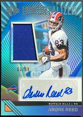 Andre Reed [Blue] #3 Football Cards 2023 Panini Illusions Immortalized Jersey Autograph Prices