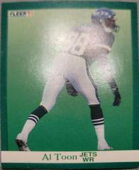 Al Toon #154 Football Cards 1991 Fleer Prices