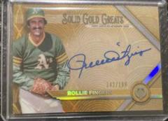 Rollie Fingers #GGA-RF Baseball Cards 2022 Topps Tribute Solid Gold Greats Autographs Prices