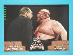 Gorilla Monsoon vs. Vader Wrestling Cards 2008 Topps WWE Ultimate Rivals Prices