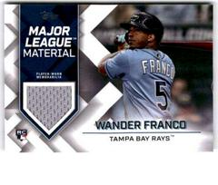 Wander Franco Baseball Cards 2022 Topps Update Major League Material Relics Prices