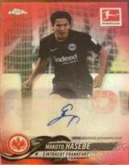 Makoto Hasebe [Autograph Red Refractor] #21 Soccer Cards 2018 Topps Chrome Bundesliga Prices