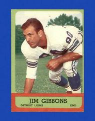 Jim Gibbons #30 Football Cards 1963 Topps Prices