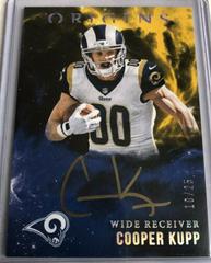 Cooper Kupp [Gold] Football Cards 2017 Panini Origins Rookie Autographs Prices