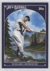 Ted Williams [Prussian Blue] Baseball Cards 2023 Topps X Bob Ross The Joy Of Prices
